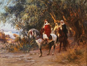 Arabieren te paard