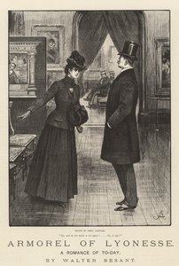 Armorel van Lyonesse, Een Romantiek van Vandaag, door Walter Besant door Frederick Barnard