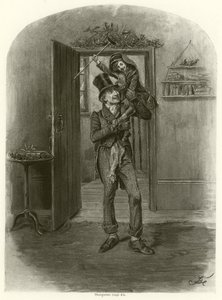 Bob Cratchit en Tiny Tim