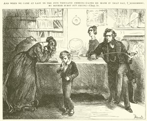 Illustratie voor David Copperfield door Frederick Barnard