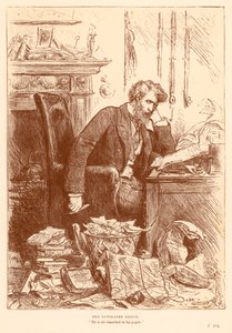 De krantenredacteur door Frederick Barnard