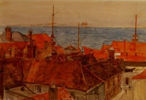 Haven van Harwich door Frederick Brown