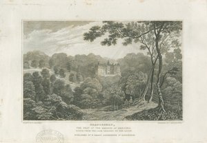 Beaudesert Hall en Park: gravure, nd [ca. 1830]