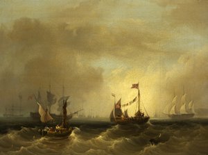 Zeegezicht met Boten