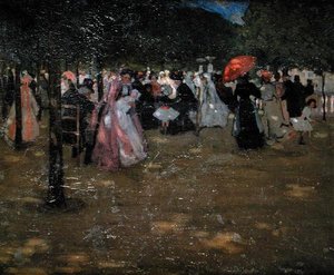 Luxemburgse Tuinen door Frederick Carl Frieseke