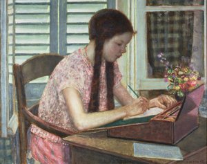 De dochter van de kunstenaar, 1927
