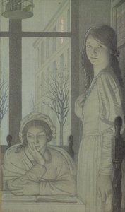 Interieur - Avond, 1915