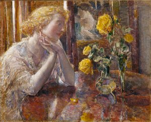 Maréchal Niel Rozen door Frederick Childe Hassam