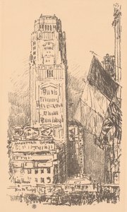 New York boeket door Frederick Childe Hassam