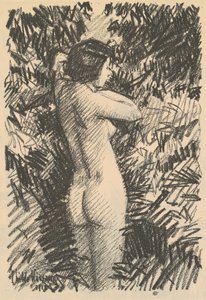 Naakt [recto] door Frederick Childe Hassam