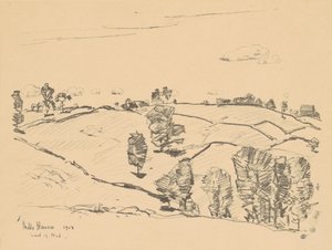 Stenen hekken, Land van Nod door Frederick Childe Hassam