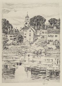 De kerktoren, Portsmouth, 1921