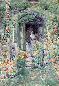 De tuin in zijn glorie, 1892