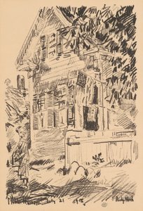 De dienstvlag door Frederick Childe Hassam