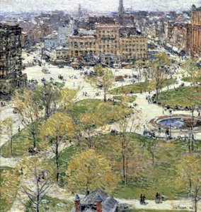 Union Square in de Lente