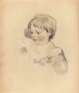 Portret van Rowland Bloxam, neef van Sir Thomas Lawrence door Frederick Christian Lewis