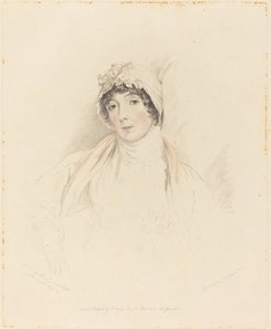 Lucy Lawrence door Frederick Christian Lewis I after Sir Thomas Lawrence