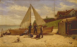 Onbekend beeld door Frederick Christian Lund