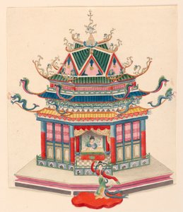 Ontwerp voor een Chinees paviljoen door Frederick Crace
