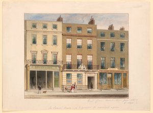 Exterieur, Frederick Crace and Son Establishment, 14 Wigmore Street, Londen