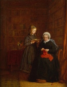 Portret van mevrouw Hearne en haar achternichtje Fanny Sowman