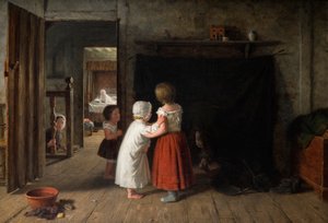 De schoorsteenveger, 1866 door Frederick Daniel Hardy
