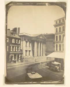 Eerste Bank van de Verenigde Staten, Philadelphia, 1859 door Frederick DeBourg Richards
