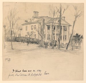 Gouverneur Lounsbury Huis, Main Street, Ridgefield, Conn.