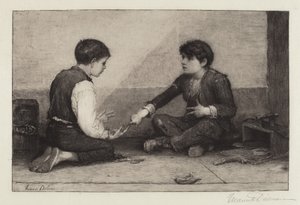 De Mora-spelers door Frederick Dielman