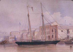 Circular Quay, ca. 1855 door Frederick Garling