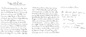 Brief van admiraal Lord Nelson aan Lady Hamilton door Frederick George Netherclift