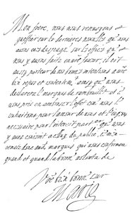 Brief van Marie de Medici aan de hertog van Savoye, eind 16e - begin 17e eeuw, 1865 door Frederick George Netherclift