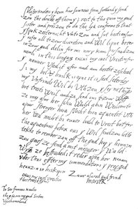 Brief van Mary Queen of Scots aan Sir Francis Knollys, 1568, 1865