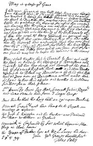 Brief van Titus Oates aan de Hertog van Bolton, 1694 1865