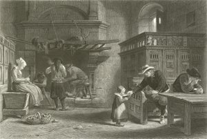 De Huiselijke Maaltijd, Bretagne door Frederick Goodall