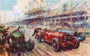 In de Grand Prix van 1924 leidde Ascari