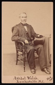 Portret van Ashbel Welch 1809-1882