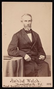 Portret van Ashbel Welch 1809-1882, mei 1874 door Frederick Gutekunst