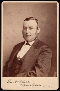 Portret van George William Childs 1829-1894, 1872 door Frederick Gutekunst