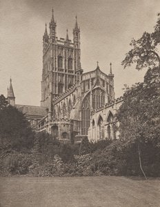 Gloucester Kathedraal vanuit het Zuidoosten door Frederick Henry Evans