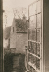 Vanuit een raam in Kelmscott Manor, 1896