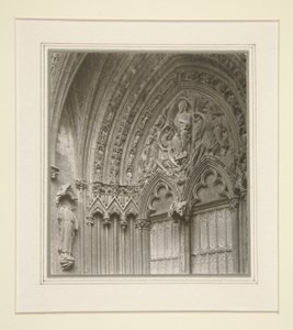 Lincoln Cathedral, Zuidoostelijke portiek door Frederick Henry Evans