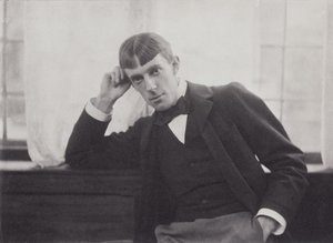 Portretfoto van Aubrey Beardsley (1872-98) door Frederick Evans (1853-1943)