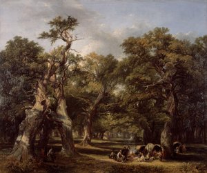 Een bosglade, Arden, Warwickshire, 1845
