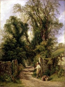 Een glimp van Wharfdale, Yorkshire, 1835-1886 door Frederick Henry Henshaw