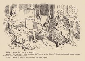 Tante, gaan katten niet naar de hemel? door Frederick Henry Townsend