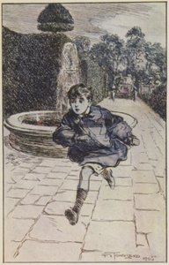 Illustratie voor They door Rudyard Kipling (kleur litho) door Frederick Henry Townsend