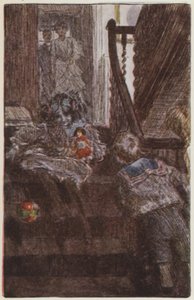 Illustratie voor They door Rudyard Kipling (kleur litho) door Frederick Henry Townsend