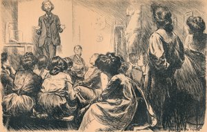 Onze avondkunstlessen zijn begonnen door Frederick Henry Townsend