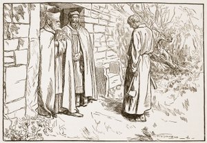Owini in het klooster, illustratie uit 